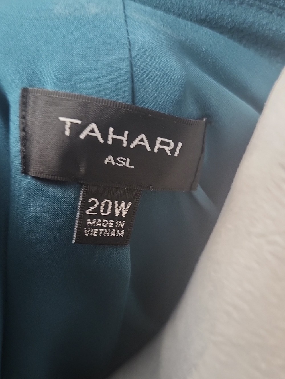 Tahari Dark Green Single-Button Blazer with Gold Buttons - Picture 5 of 5
